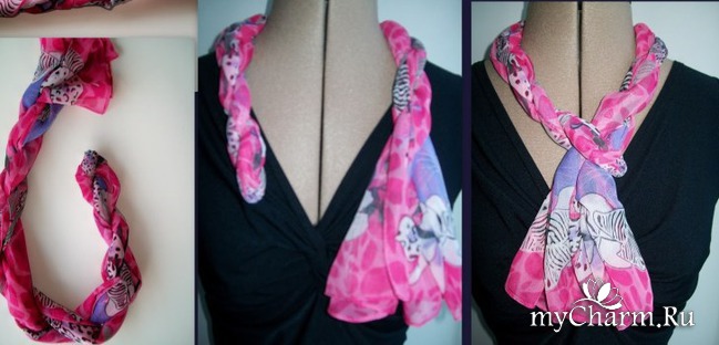 15 простых и элегантных способов завязывания шарфа или шейного платка