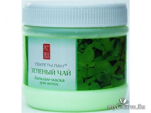Китайская маска для волос зеленый чай
