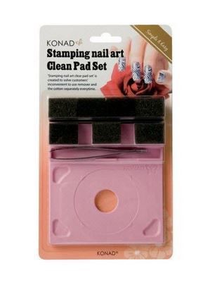 Konad /     Stamping Nail art Clean Pad Set