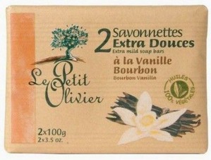 Le Petit Olivier /  Extra mild Soap bars Bourbon Vanilla