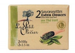 Le Petit Olivier /  Extra mild Soap bars Green Tea