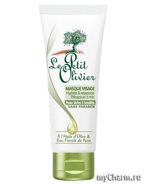 Le Petit Olivier /    Masque Visage A l'Huile d'Olive and Eau Florale de Rose