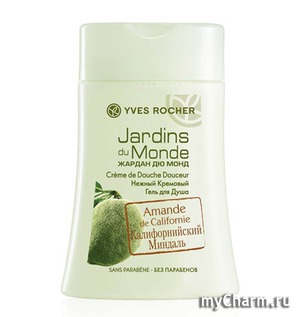 Yves Rocher /      Jardin du Monde Creme de Douche Onctueuse Amande de Californie