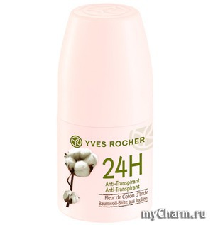 Yves Rocher /  -  24  24H Anti-Transpirant Fleur de Coton d'Inde