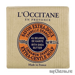 L'Occitane /   Shea Butter Extra-Gentle Soap Cinnamon-Orange