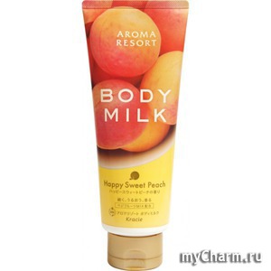 Kanebo /  Kracie Aroma Resort Body Milk Happy Sweet Peach