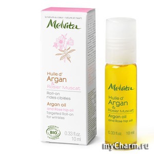 Melvita /    Argan Oil With Rose Hip Targeted Rol-on for wrinkles