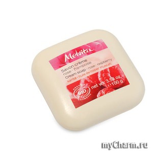 Melvita / - Rose Raspberry Cream Soap