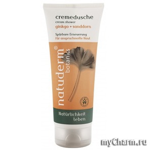 Natuderm botanics / -   Cremedusche Ginkgo+sanddorn