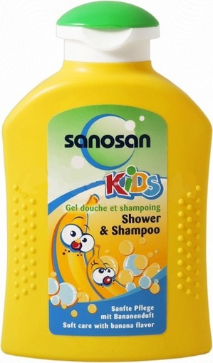 Sanosan / -    Kids Shower&Shampoo ith babana flavor