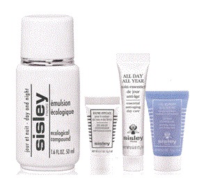 Sisley /  Emulsion Ecologique Discovery Kit (Emulsion Ecologique + Eye and Lip Contour Balm + All Day All Year + Express Flower Gel)