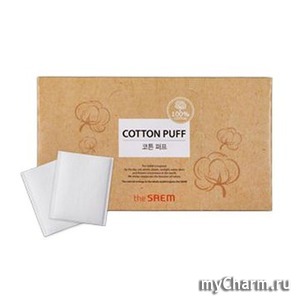 The Saem /   Cotton Puff (80pieces)