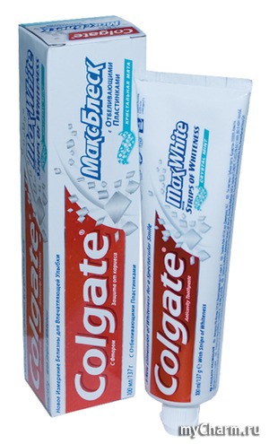 Colgate /   MaxWhite with strips of whiteness