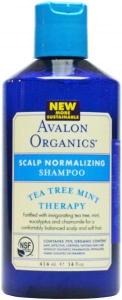 Avalon Organics /  Scalp normalizing shampoo Tea tree mint therapy