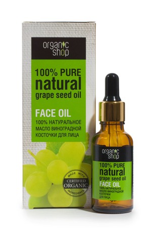 organic shop /    Face oil 100% pure natural grape seed oil