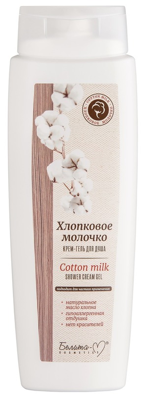 "-" /    Cotton Milk Shower Cream Gel