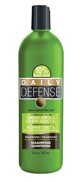 Daily Defense /    Moisturizing Shampoo enriched with Green Apple and Grape Seed Oil