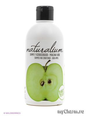 Naturalium /    Shampoo and conditioner - green apple