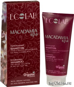 Ecolab / Nourishing Shampoo         Macadamia Spa