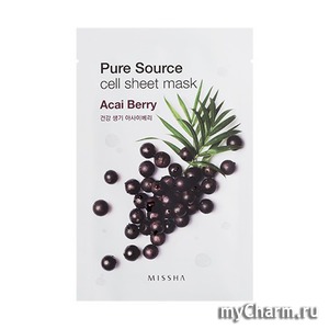 "Missh" /    Pure Source Cell Sheet Mask (Acai Berry)