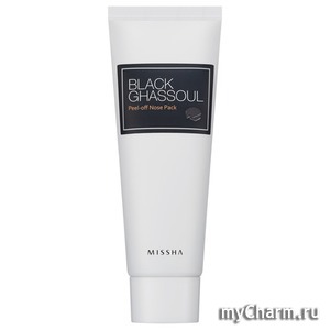 "Missh" /    Missha Black Ghassoul Peel-Off Nose Pack