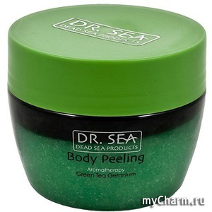 Dr. Sea /    Body Peeling with green tea extract and geranium oil