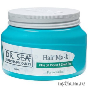 Dr. Sea /    Hair mask with oils of olive, papaya & green tea extract