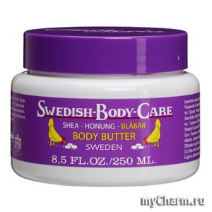 Victoria Soap /    Swedish-Body-Care Body Butter Shea-Honung-Blabar