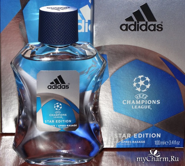 Adidas uefa star edition лосьон после бритья 100 мл