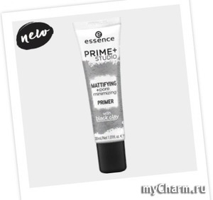 Essence /   prime+ studio mattifying + pore minimizing primer