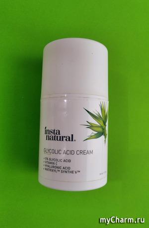 Glycolic acid cream  Insta natural.