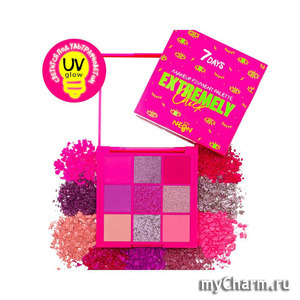 7 Days /  Extremely Chick Uv glow Neon 501 Pink Punk